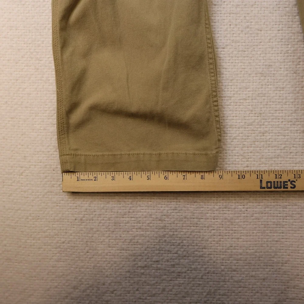 Carhartt Mens 36x32 Rugged Flex Relaxed Fit Canvas Work Pant Tan BN2291-M